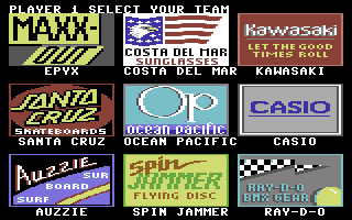 California Games screenshot 5 for Commodore 64